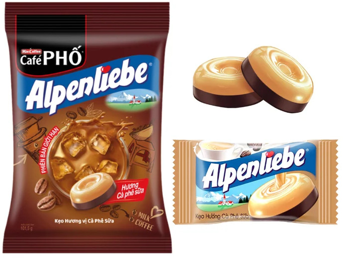 Конфеты карамельные с кофейным вкусом | Alpenliebe