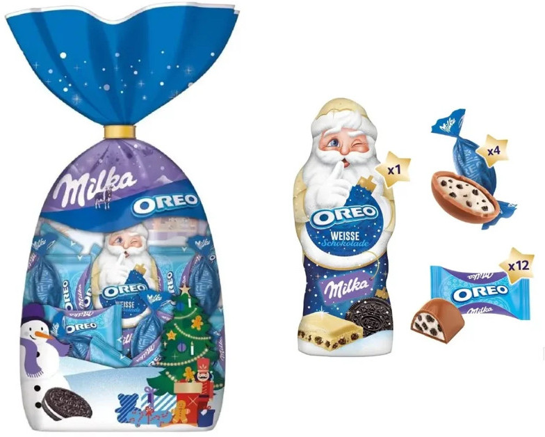 Набор конфет шоколадных новогодний | Milka