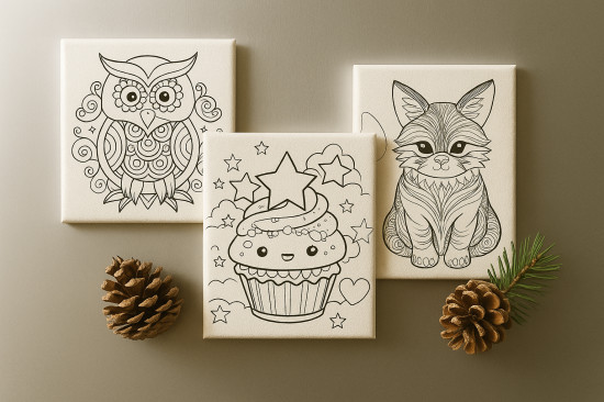 Набор раскрасок на магните «Разное»