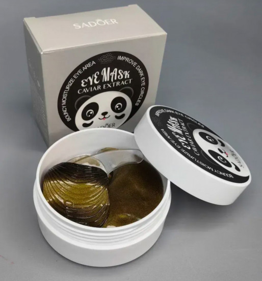 Гидрогелевые патчи для глаз с экстрактом чёрной икры «Eye Mask caviar exart»
