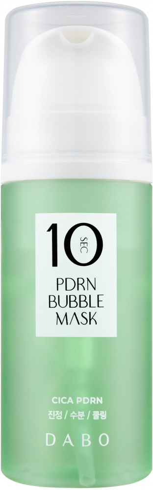 Пузырьковая маска с центеллой 10-Second PDRN Bubble Mask Cica | DABO
