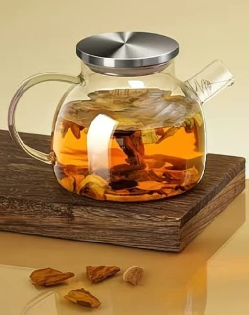 Заварочный чайник из стекла с крышкой