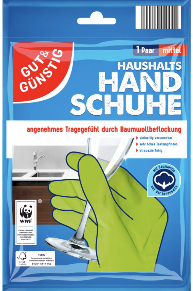 Перчатки резиновые | Gut&Günstig