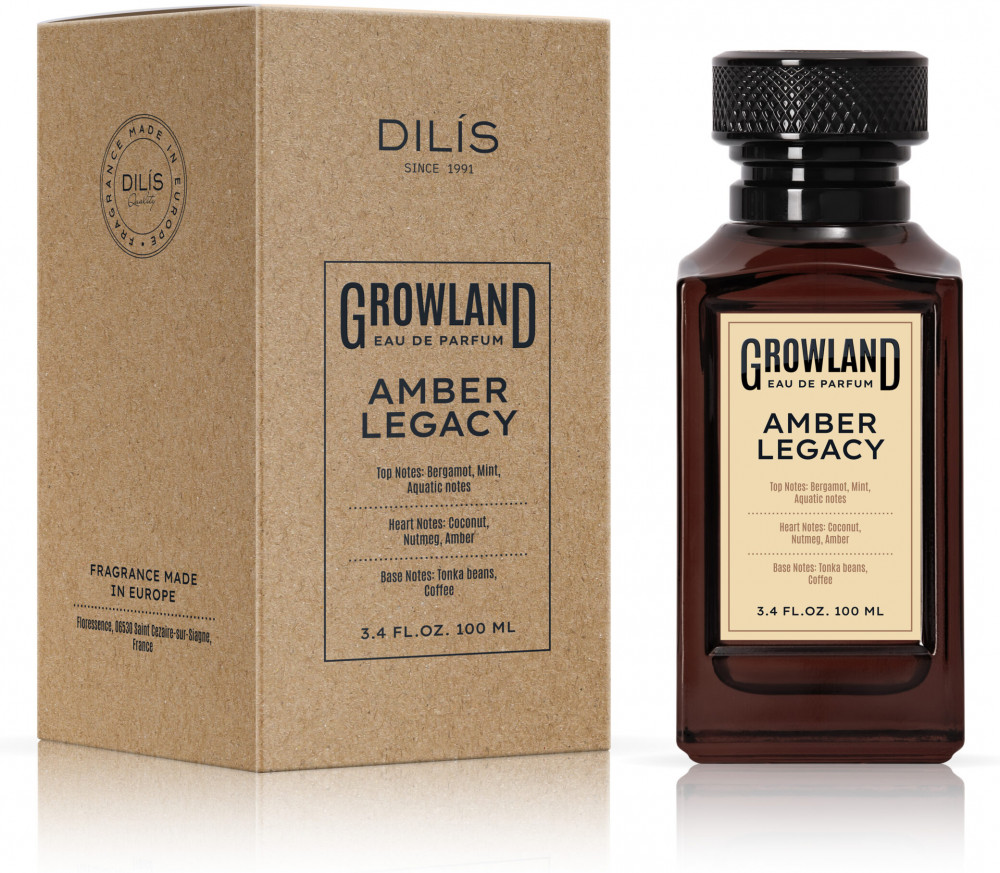 Парфюмированная вода «Amber Legacy» | Growland | Dilis Parfum