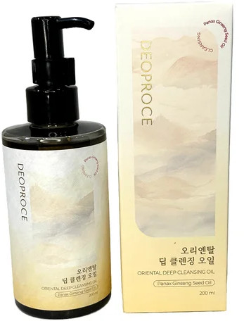 Гидрофильное масло для лица с экстрактом женьшеня и камелии «Oriental Deep Cleansing Oil»