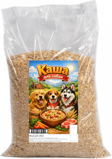Каша для собак