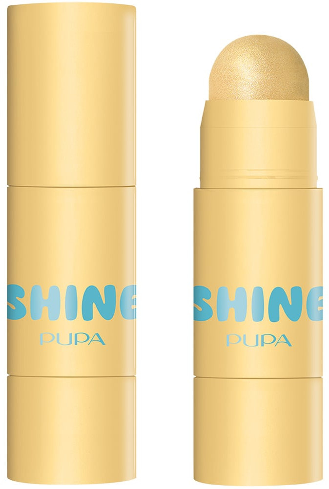 Хайлайтер для лица в стике «Shine Face Highlighter Stick», оттенок 003 24-каратное золото | #GRWSTICK | Pupa