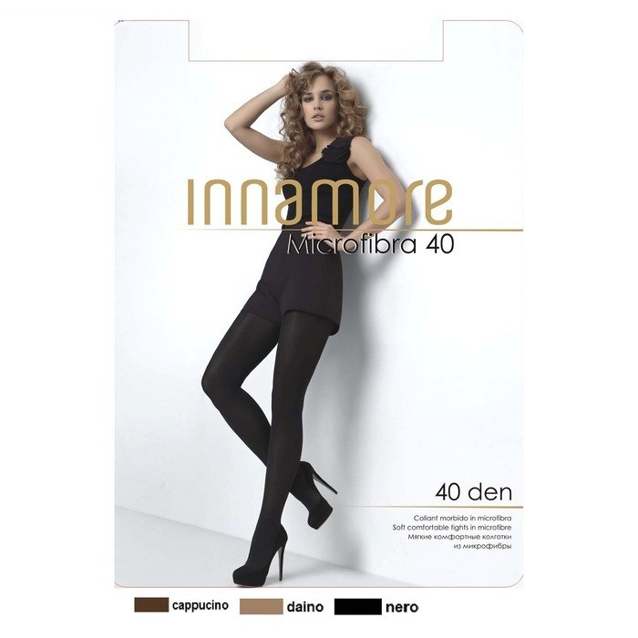 Плотные колготки из микрофибры "Microfibra" (daino, 40 DEN) | Innamore