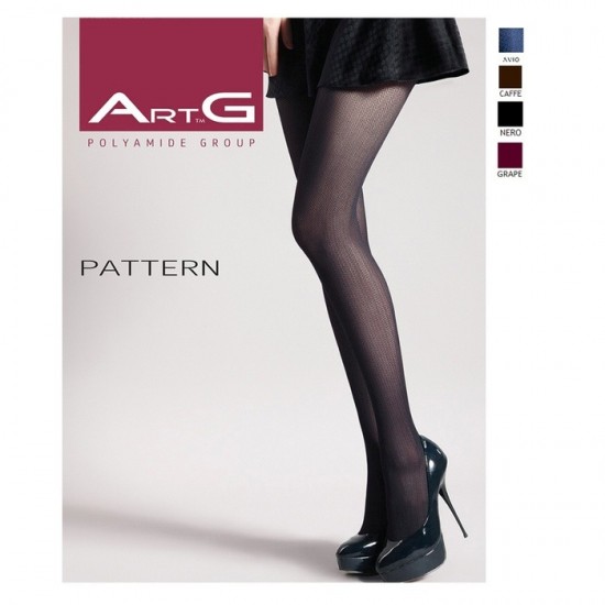 Колготки фантазийные «Pattern» (nero, 70 den)