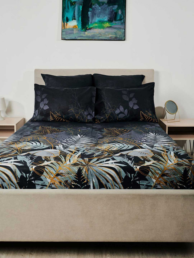 Простыня «Ночные тропики» | ТексПлюс