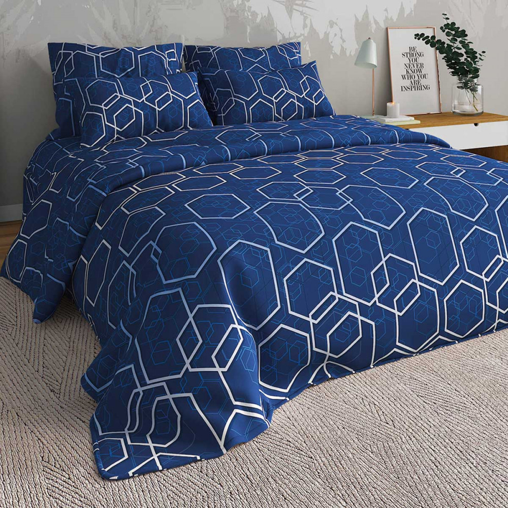 Комплект постельного белья «Светящаяся геометрия» | ТексПлюс