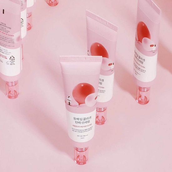 Солнцезащитная сыворотка для лица «Camellia Deep Collagen Firming Sun Serum SPF50+ PA++++»