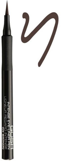 Подводка-фломастер «Intense Eye Liner Pen», оттенок 03 коричневый | Gosh