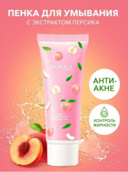 Пенка для умывания с экстрактом персика