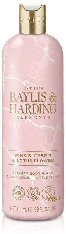 Гель для душа «Pink Blossom & Lotus Flower. Розовый цветок и цветок лотоса» | Elements | Baylis & Harding