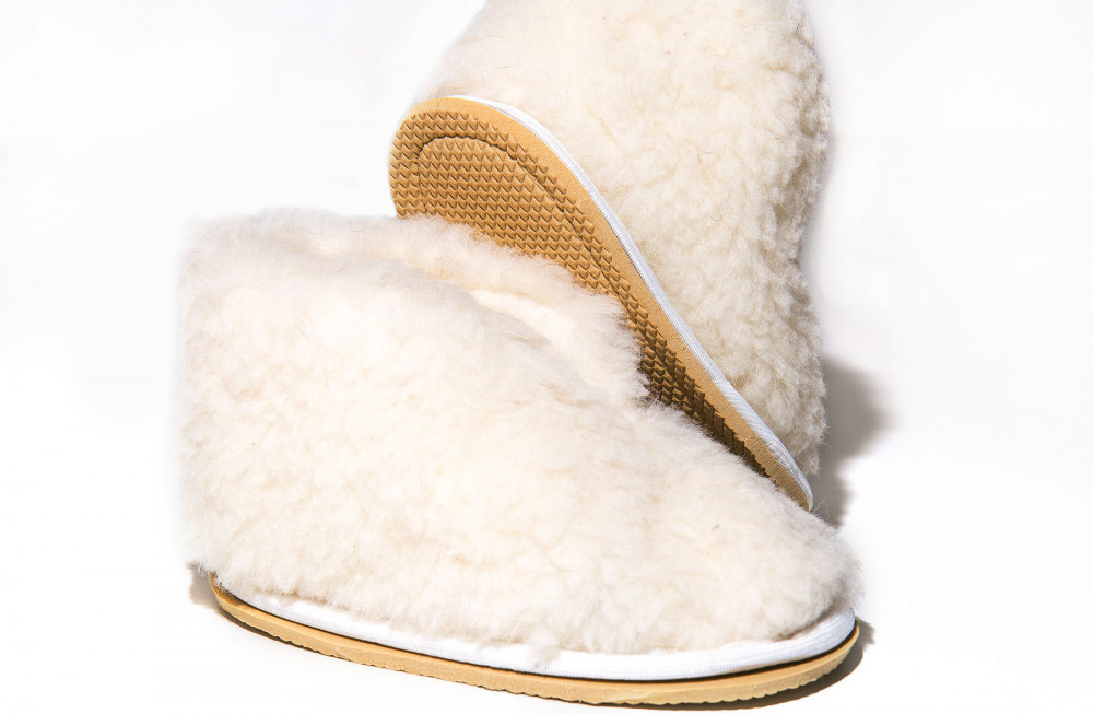 Бабуши-мини из овечьего меха | Smart Textile