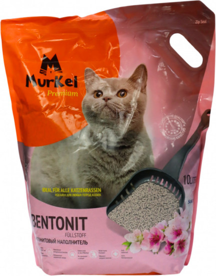 Наполнитель бентонитовый комкующийся Elita «Сакура»