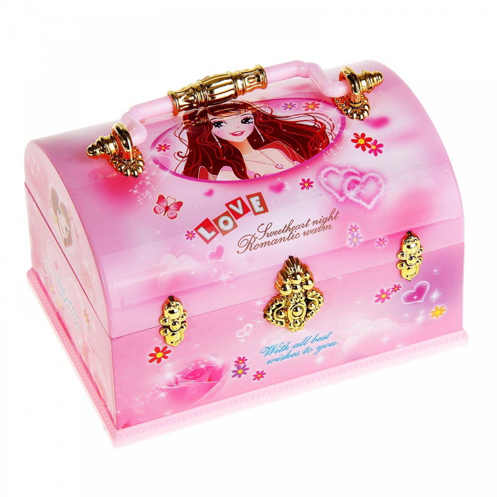 Шкатулка музыкальная механическая «Сундучок с секретами принцессы»