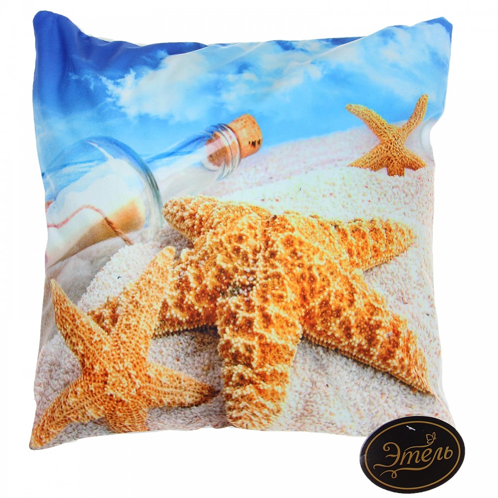 Наволочка декоративная «Морская» (40х40 см, велюр, полиэстр) | Этель
