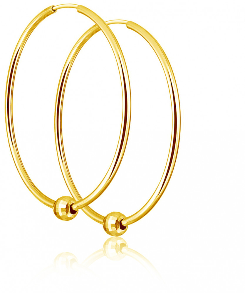 Серьги конго из серебра | Lucente Silver