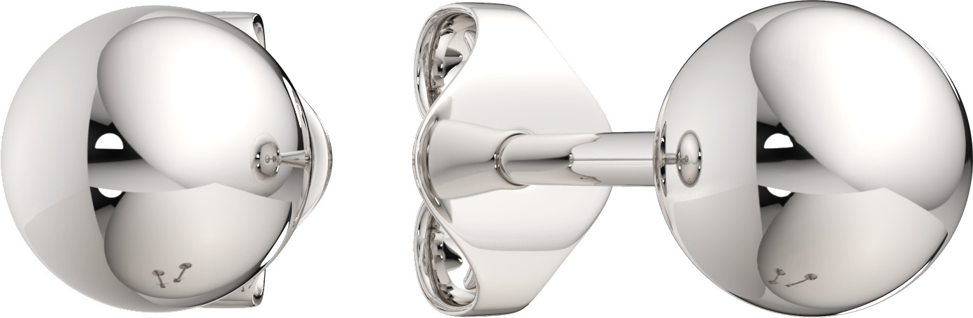 Серьги-пусеты из серебра | Lucente Silver