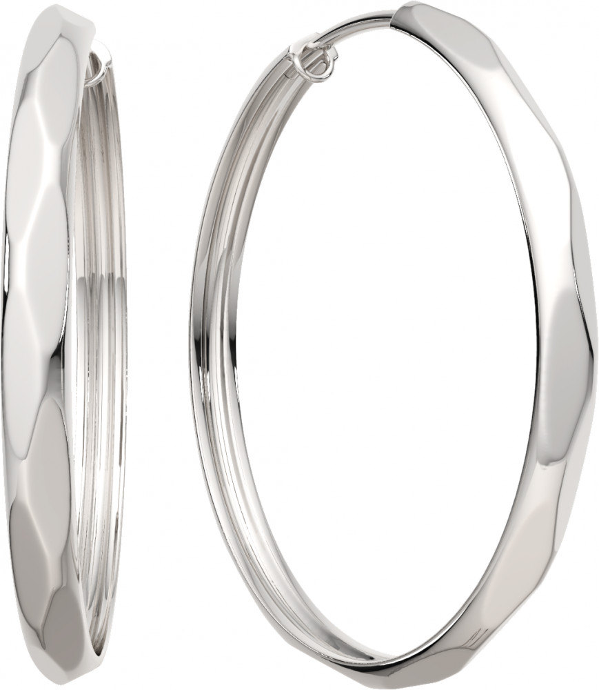 Серьги конго из серебра | Lucente Silver