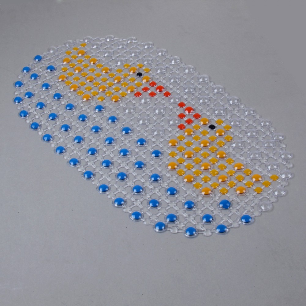 Коврик для ванны силиконовый «Влюбленные уточки» | Доляна