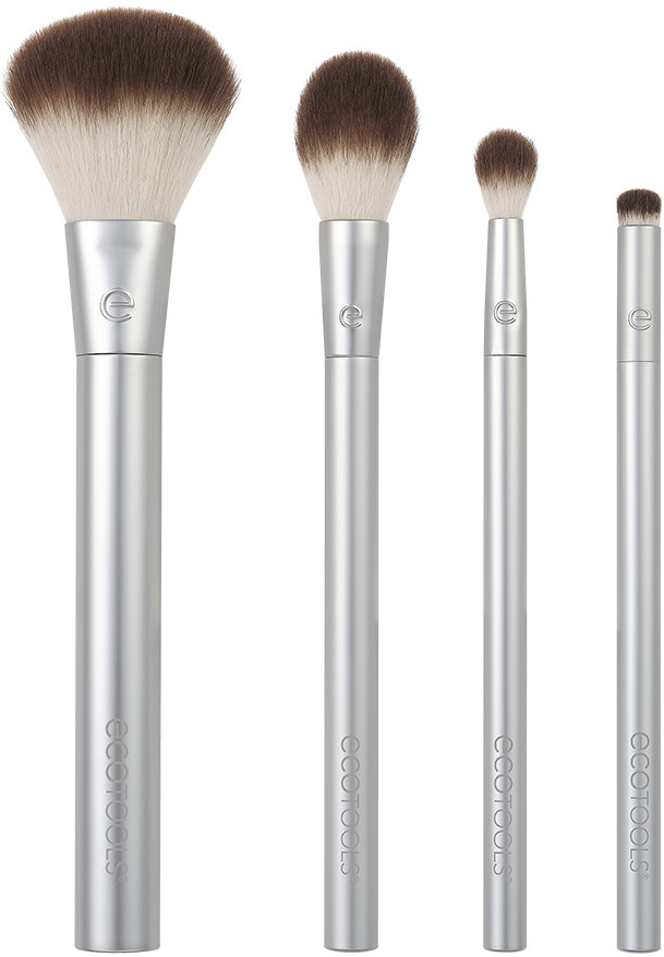 Набор кистей для макияжа Precious Metals Cheek + Eye Highlight Set | Ecotools