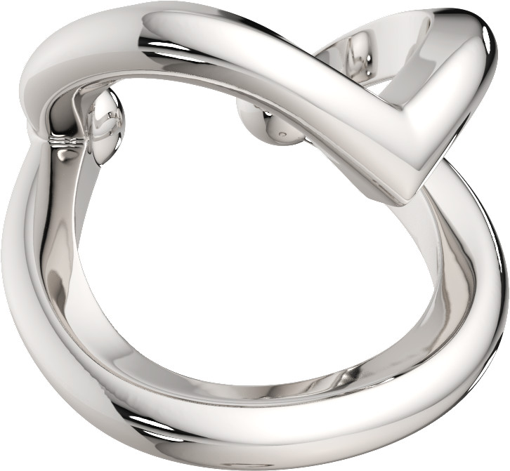 Серьга-кафф из серебра | Lucente Silver