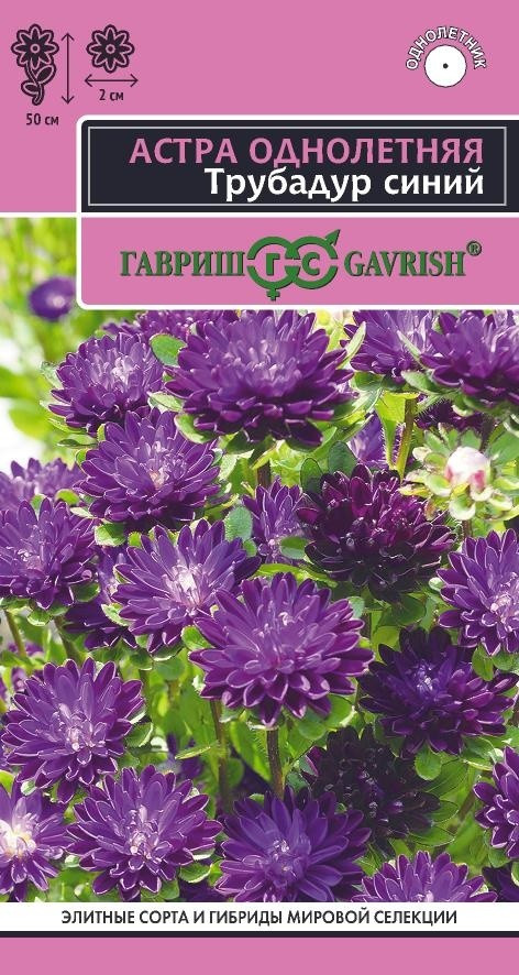 Семена астры «Трубадур синий» | Эксклюзив | Гавриш