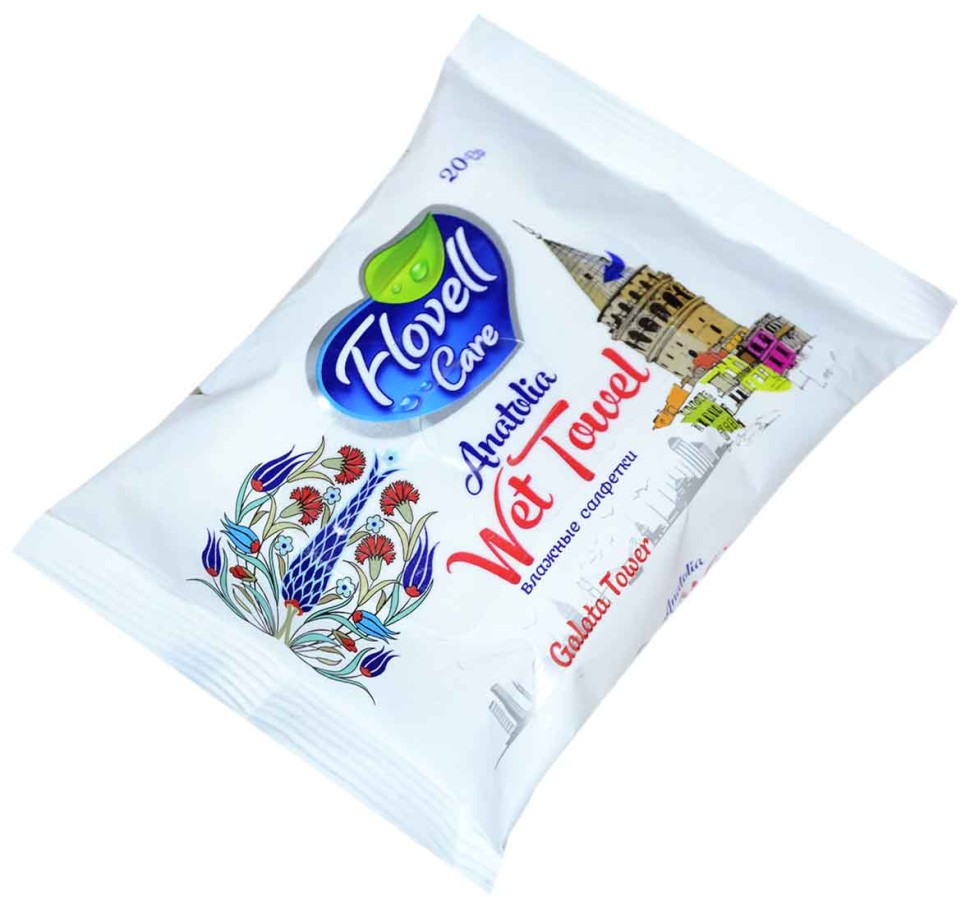 Салфетки влажные освежающие «Anatolia» | Flovell Care