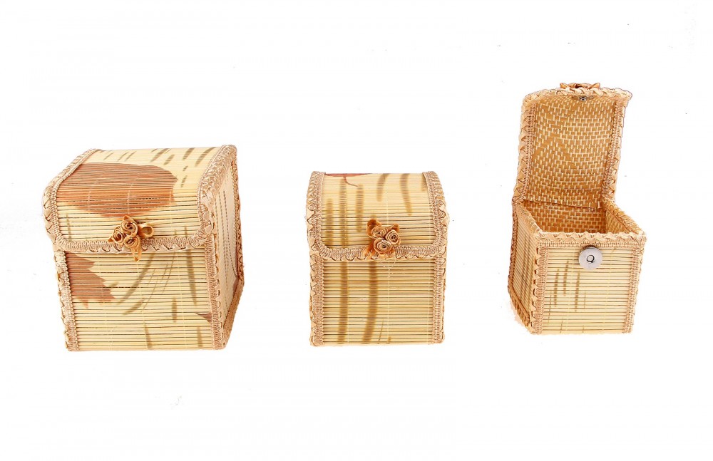 Набор Шкатулок «Цветочные», 3 шт.