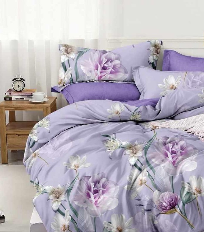 Комплект постельного белья «Лиловая фантазия» | ТексПлюс