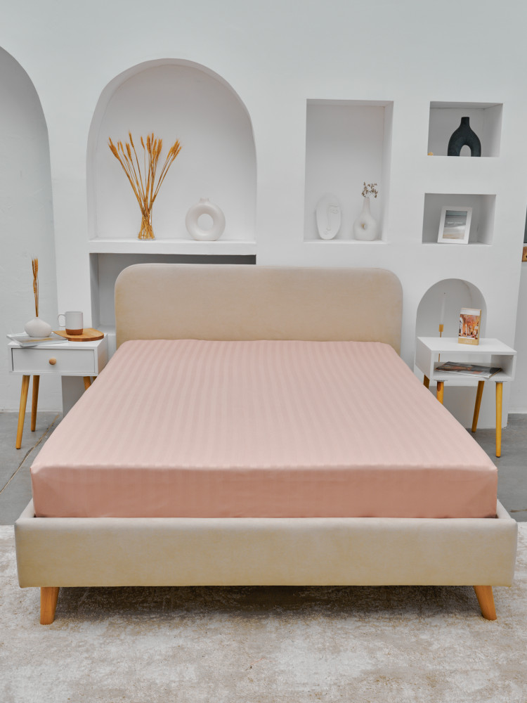 Простыня на резинке «Страйп» | ТексПлюс