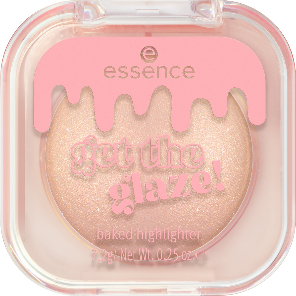 Хайлайтер для лица запеченный «Baked highlighter», оттенок 01 Donut Worry Be Glazy! | get the glaze! | Essence