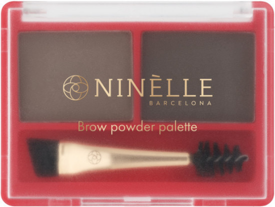 Пудровая палетка теней для макияжа бровей Chic, оттенок № 634