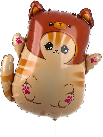 Набор шаров воздушных «Котик в шапке»