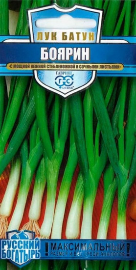 Семена лука батун «Боярин»
