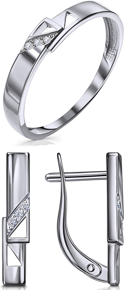 Комплект украшений из серебра | Lucente Silver