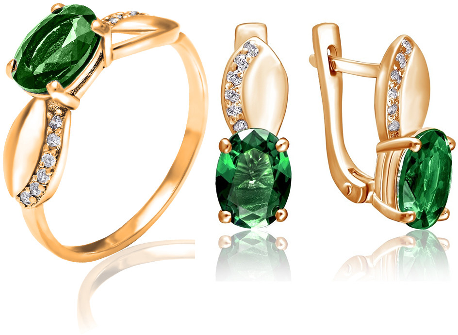 Комплект украшений из серебра | Lucente Silver