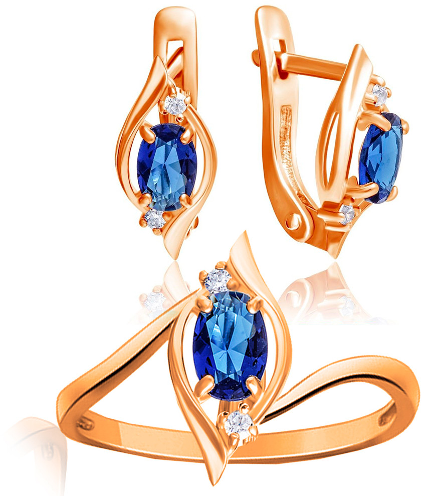 Комплект украшений из серебра | Lucente Silver