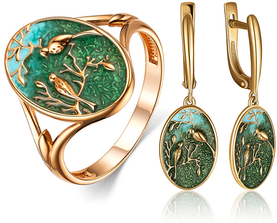 Комплект украшений из серебра | Lucente Silver