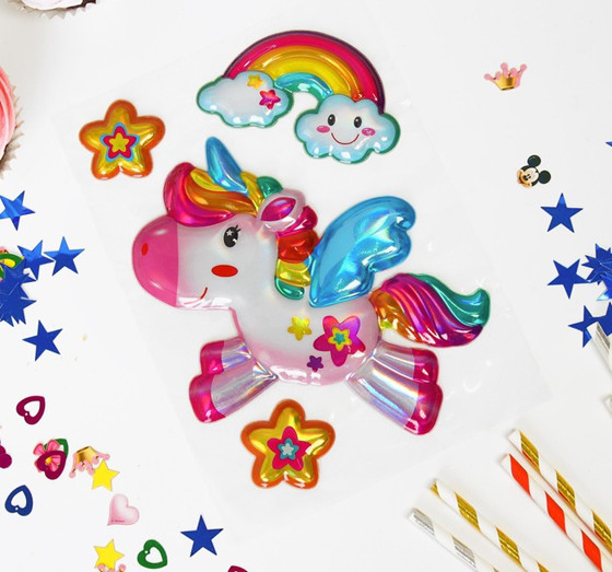 Набор канклеек на воздушный шар «Единорог» | Страна Карнавалия