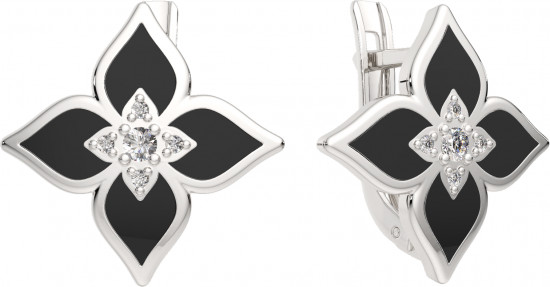 Серьги из серебра