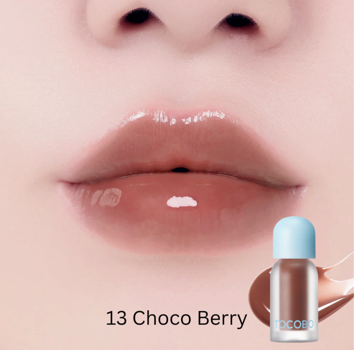 Оттеночное масло-плампер для губ «Juicy Berry Plumping Lip Oil Glam Max», тон 13 Choco Berry | Tocobo