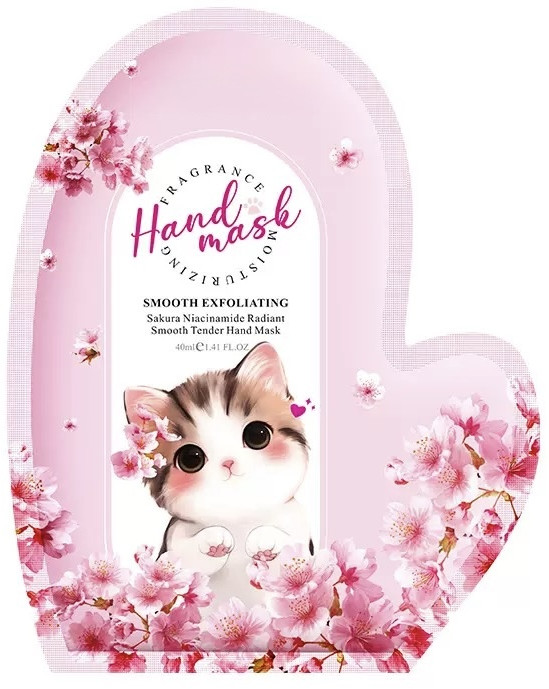 Маска-перчатки для рук «Сакура и ниацинамид»
