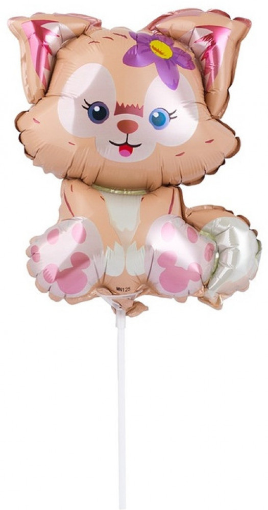 Шар воздушный «Лисёнок с цветком» | Веселая затея