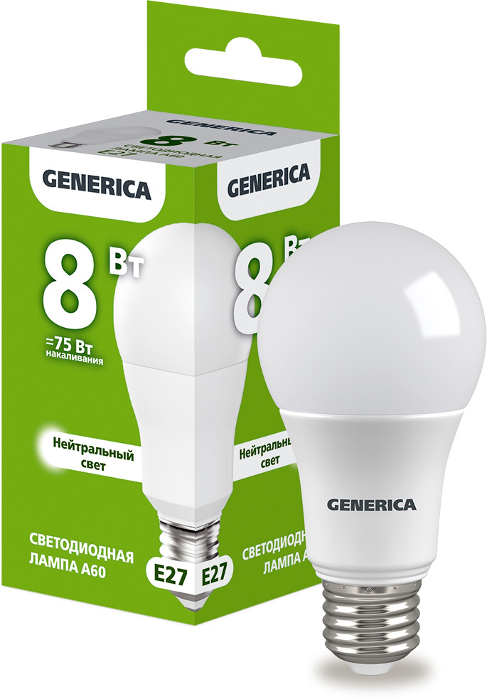 Лампа-груша светодиодная | Generica