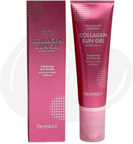 Солнцезащитный крем для лица с коллагеном SPF50