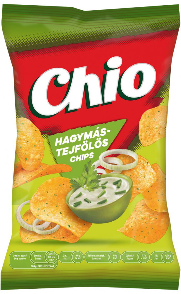 Чипсы со вкусом сметаны и лука | Chio
